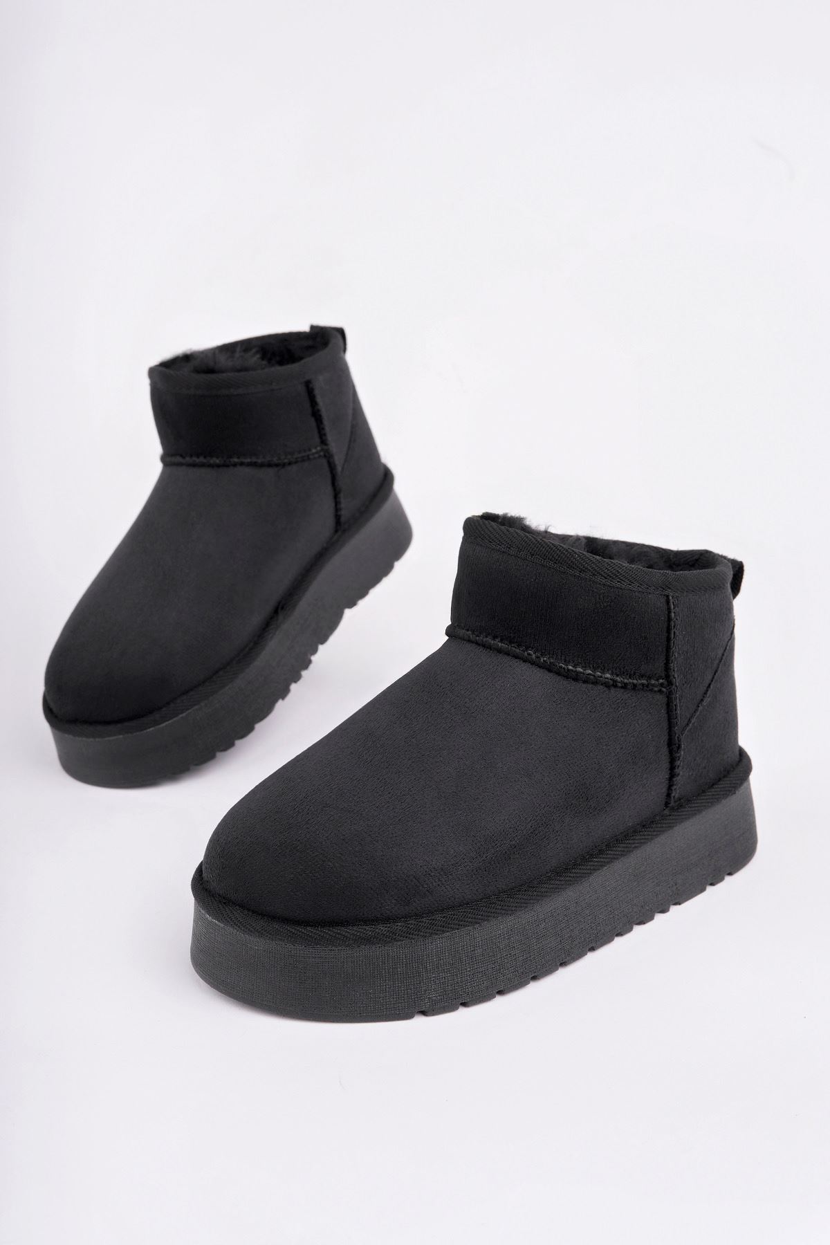 Freemax Çocuk Termal Yünlü Ev Bot Uggm.304 SİYAH