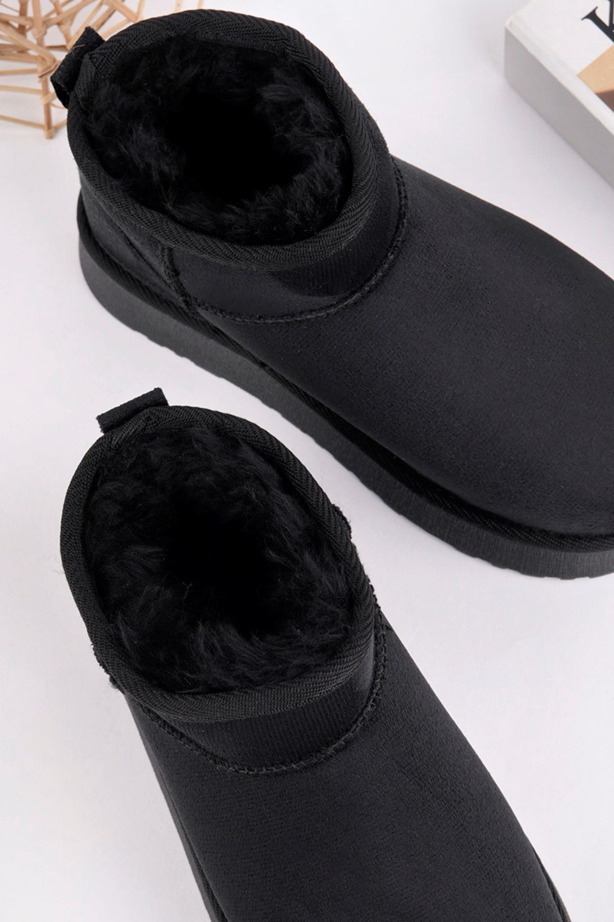 Freemax Çocuk Termal Yünlü Ev Bot Uggm.304 SİYAH