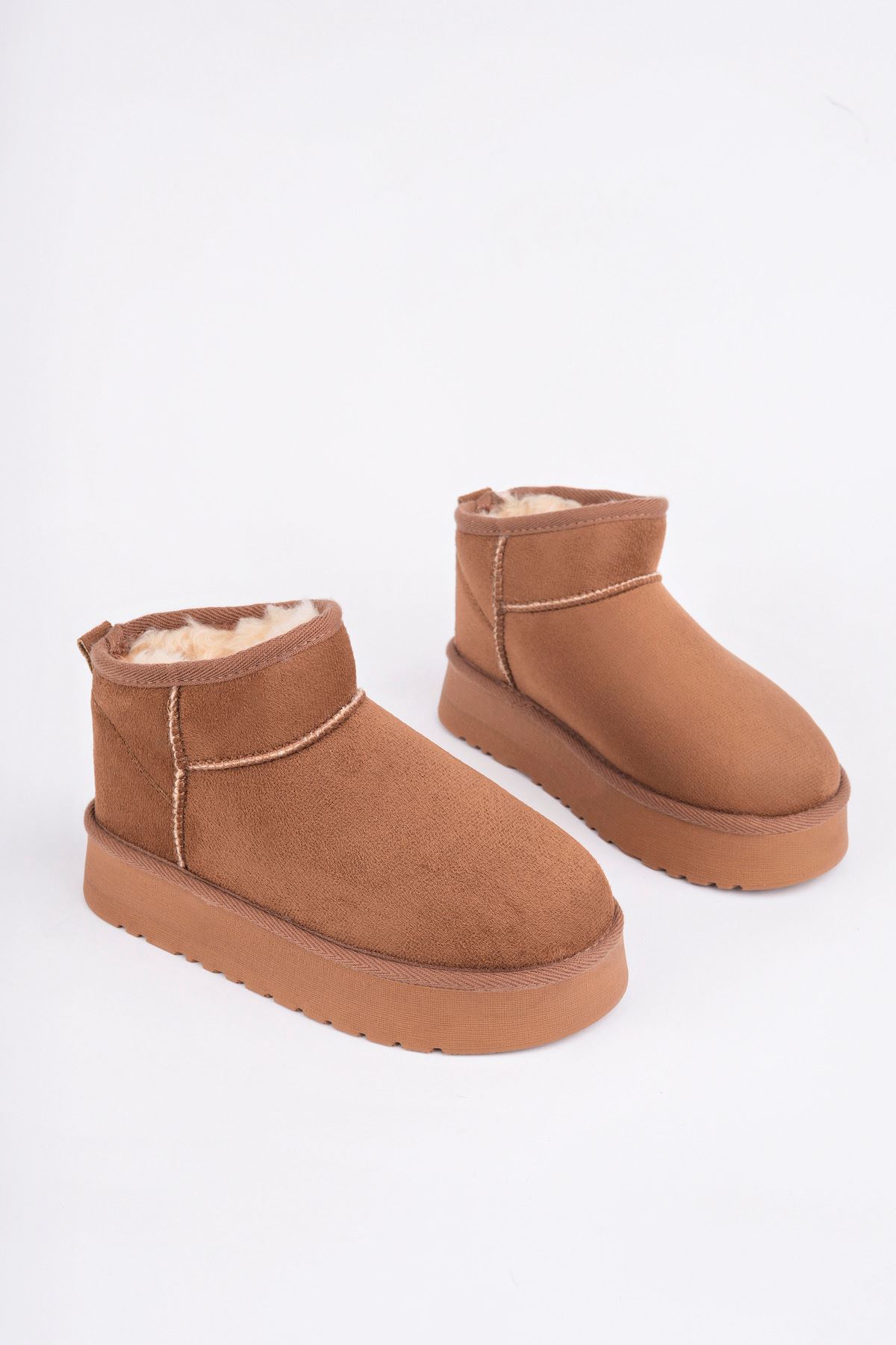 Freemax Çocuk Termal Yünlü Ev Bot Uggm.304 TABA