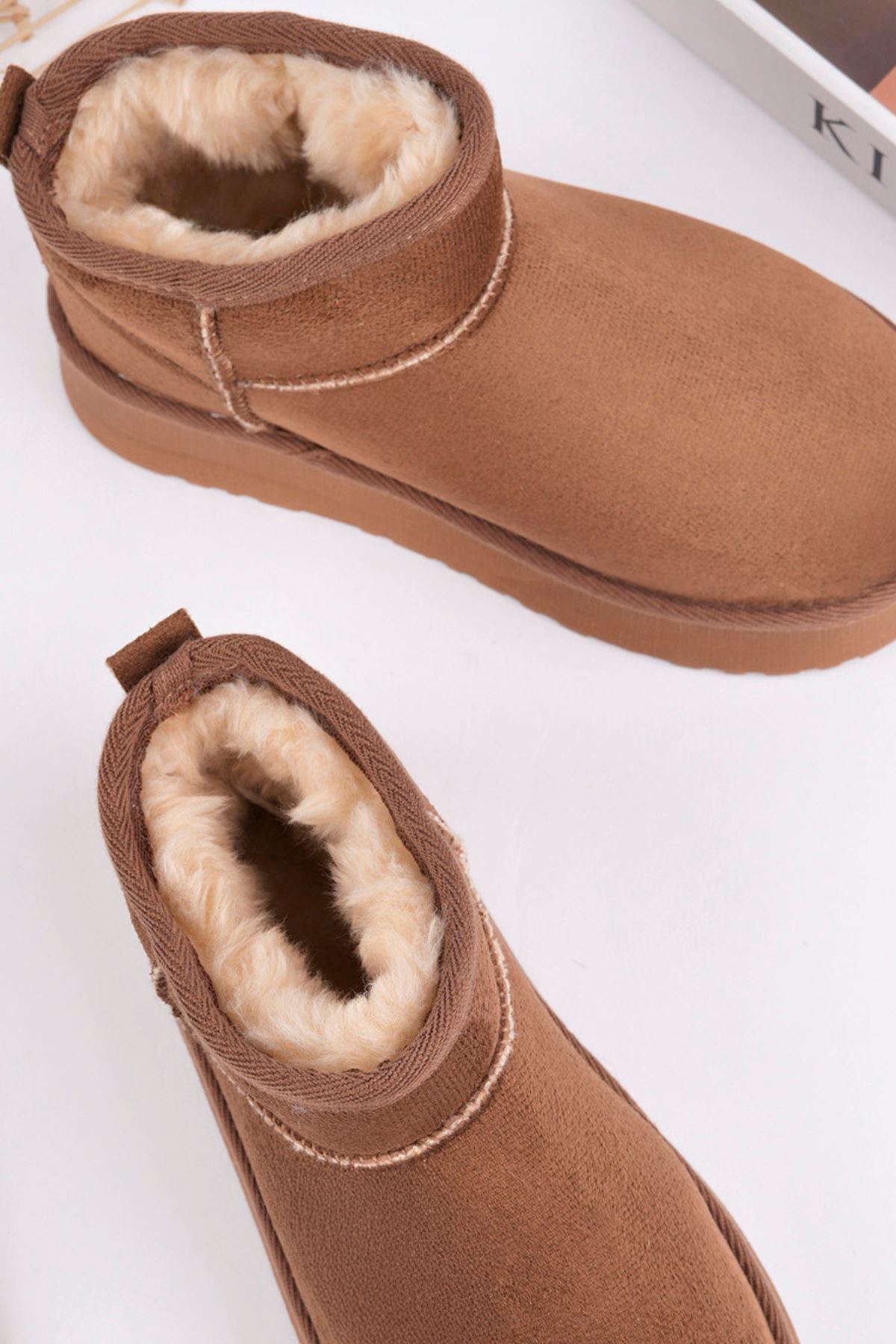 Freemax Çocuk Termal Yünlü Ev Bot Uggm.304 TABA