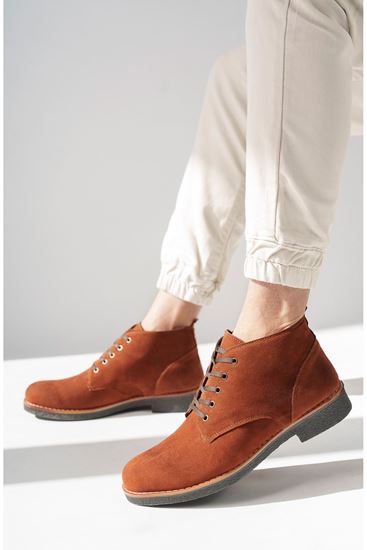 Freemax  iç Taban Hediye Papi Bağlı Kışlık Erkek Bot SÜET TABA