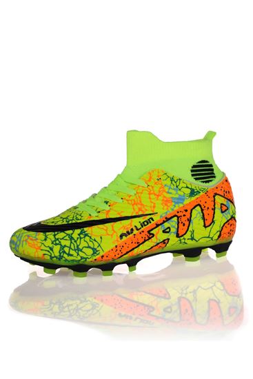 Freemax Laliga Air Çoraplı Krampon Futbol Ayakkabısı L501 Sarı Siyah