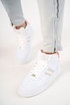Freemax Unisex Garantili  Sneaker Spor Bot Ayakkabı Freemax.177 Beyaz Oranj