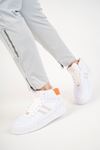Freemax Unisex Garantili  Sneaker Spor Bot Ayakkabı Freemax.177 Beyaz Oranj