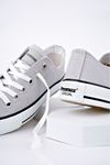 Freemax Kadın Hafif Keten Esnek Taban Spor Sneaker Ayakkab Freemax 4100 Gri