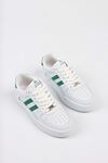 Freemax Unisex Garantili  Hafif Esnek Sağlam Sneaker Spor Ayakkabı Beyaz Yeşil