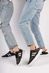 Freemax Unisex Garantili  Hafif Esnek Sağlam Sneaker Spor Ayakkabı Siyah Beyaz