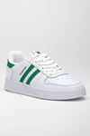 Freemax Unisex Garantili  İç Tabanlık Hafif Esnek Sağlam Sneaker Spor Ayakkabı 2023.178 Beyaz Yeşil