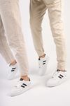Freemax Unisex Garantili  Hafif Esnek Sağlam Sneaker Spor Ayakkabı Beyaz Siyah