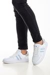 Freemax Unisex Garantili  İç Tabanlık Hafif Esnek Sağlam Sneaker Spor Ayakkabı 2023.178 Beyaz Mavi
