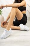 Freemax Unisex Garantili  Hafif Esnek Sağlam Sneaker Spor Ayakkabı BEYAZ BEYAZ