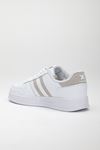 Freemax Unisex Garantili  İç Tabanlık Hafif Esnek Sağlam Sneaker Spor Ayakkabı 2023.178 Beyaz Kum