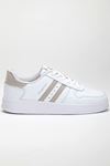 Freemax Unisex Garantili  İç Tabanlık Hafif Esnek Sağlam Sneaker Spor Ayakkabı 2023.178 Beyaz Kum