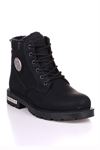 Freemax Unisex Garantili Kürklü Kauçuk Anatomik Taban Kışlık Fermuarlı Bot Forza 528 SİYAH
