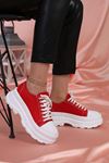 Freemax Kadın  Sneaker Spor Ayakkabı KIRMIZI