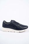 Freemax Erkek İç Dış Hakiki Deri Eva  Jel İç Taban Spor Sneaker Ayakkabı LSNS.HD 355 Lacivert