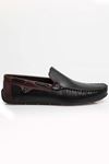 Freemax Erkek Rog Loafer Ayakkabı Rog.227 Siyah Bordo