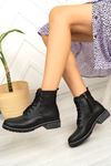 Freemax Garantili Polar Astar Kauçuk Taban Sağlam Kışlık Suya Dayanıklı Bot Çizme Siyah
