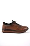 Freemax Erkek İç Dış Hakiki Deri Hafif Poli Taban  Jel İç Taban Spor Sneaker Ayakkabıı THT HD 2216 Taba Kahve