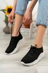 Freemax Kadın  Yazlık Spor Sneaker Yürüyüş Hafif Rahat Ayakkabı Bfl 017 Siyah Beyaz