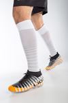 Freemax Unisex Çoraplı Krampon Futbol Ayakkabısı Hardal Siyah