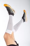 Freemax Unisex Çoraplı Krampon Futbol Ayakkabısı Hardal Siyah