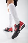Freemax Unisex Halı Saha Futbol Ayakkabısı Dgt.2022 Siyah Kırmızı