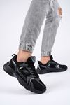 Freemax Unisex Anatomik Garantili Çok Hafif 270 gr Esnek Rahat Sneaker Konforlu Spor Ayakkabıı 2355 Siyah Füme