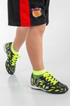 Freemax Unisex Çocuk Çoraplı Halı saha Futbol Ayakkabısı Dgn 2303 SİYAH SARI