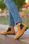 Freemax Unisex Ortopedik iç Tabanlık Suya Dayanıklı Chelsea Bot Garantili ÜrünFreemax.30141 Süet Tarçın