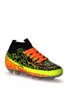 Freemax Unisex Çoraplı Krampon Futbol Ayakkabısı Freemax.1071 Sarı Turuncu