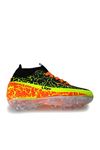 Freemax Unisex Çoraplı Krampon Futbol Ayakkabısı Freemax.1071 Sarı Turuncu