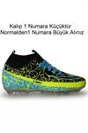 Freemax Garantili Çoraplı Çocuk Krampon Futbol Ayakkabısı Freemax.1071CCKKRMP Sarı Siyah