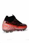 Freemax Unisex Çoraplı Krampon Futbol Ayakkabısı Freemax.1071 Turuncu Siyah