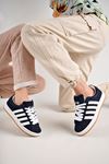 Freemax Campus Unisex Garantili Sneaker Spor Ayakkabı. Lacivert