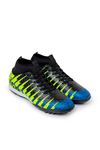 Freemax Unisex Çoraplı Halı saha Futbol Ayakkabısı Freemax.1452 Mavi Sarı