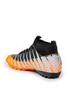 Freemax Unisex Çoraplı Halı saha Futbol Ayakkabısı Freemax.1452 Hardal Siyah