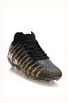 Freemax Unisex Çoraplı Krampon Futbol Ayakkabısı Haki Siyah