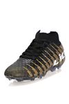 Freemax Unisex Çoraplı Krampon Futbol Ayakkabısı Haki Siyah