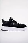 Freemax Kadın Anatomik Garantili Çok Hafif Esnek Rahat Sneaker Spor Ayakkabıı 2452 Siyah Beyaz
