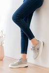 Freemax Kadın Anatomik Garantili Çok Hafif Esnek Rahat Sneaker Spor Ayakkabıı 2452 Buz