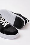 Freemax Kadın Anatomik Garantili Çok Hafif Esnek Rahat Sneaker Spor Ayakkabıı 2452 Siyah Beyaz