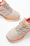 Freemax Unisex Anatomik Garantili Çok Hafif Esnek Rahat Sneaker Spor Ayakkabıı 2466 Bej