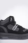 Freemax Kadın Anatomik Garantili  Hafif Esnek Rahat Sneaker Spor Ayakkabı cnp5972 Siyah Füme