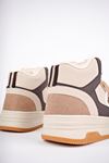 Freemax Kadın Anatomik Garantili  Hafif Esnek Rahat Sneaker Spor Ayakkabı cnp5972 KUM