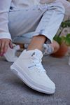 Freemax Kadın Anatomik Garantili  Hafif Esnek Rahat Sneaker Spor Ayakkabı cnp5972 Beyaz Buz