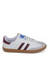 Freemax Uniseks Sneaker Esnek Yumuşak Spor Ayakkabı Samba.530 Beyaz Bordo