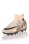 Freemax Laliga Air Çoraplı Krampon Futbol Ayakkabısı L501 Bej Siyah