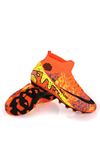 Freemax Laliga Air Çoraplı Krampon Futbol Ayakkabısı L501 Orange Siyah