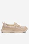 Freemax Kadın Spor Sneaker Babet Esnek, Yumuşak, Hafif, Günlük Ayakkabı Drg.223 Bej